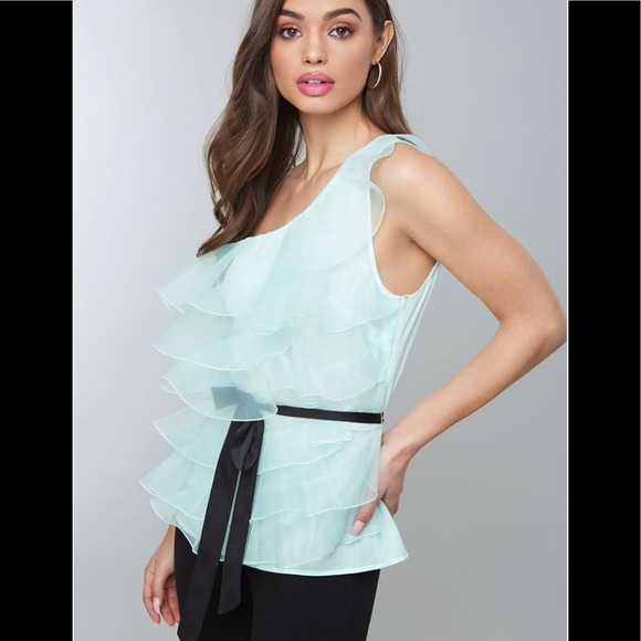 bebe Tops - NWT BEBE Bailey Organza Top